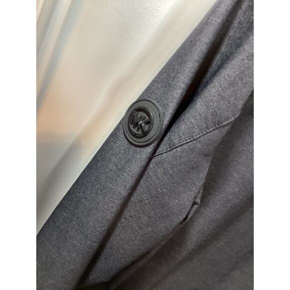 Michael Kors Men's Bommer biker Full Zip Jacket Dark Gray size medium - Picture 9 of 12